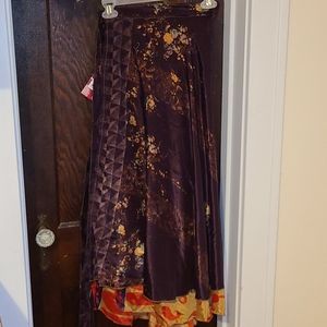Sari Silk Wrap Skirt